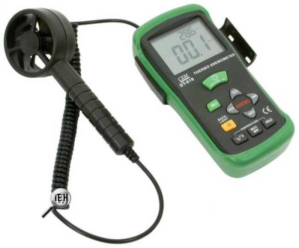 CEM DT618 Rüzgar Hızı ve Sıcaklık Ölçer Anemometre