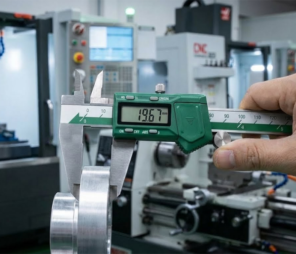 Insize 1103-200 Dijital Kumpas 0–200 mm | 0.01 mm Hassasiyet, LCD Ekran, Absolute