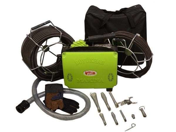 B.M B-750 Tıkanıklık ve Gider Açma Makinesi 16 Mm + 22 Mm Yay Tam Set