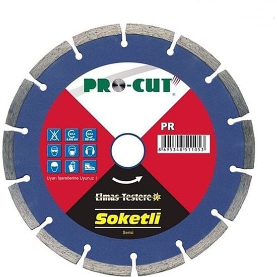 Pro-Cut 230 mm Soketli Beton Mermer Kesme Testeresi