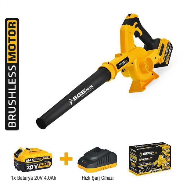 SGS SGS5570 Akülü Hava Üfleme Körüğü | Güçlü Üfleme 1×4.0Ah - 20V Batarya