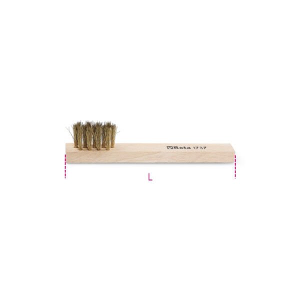 Beta 1737 Ahşap Saplı Tel Fırça 145 mm