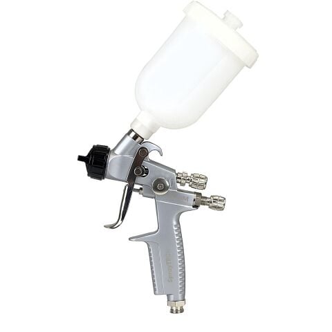 SPRAYTECH 3000M Mini Rötuş Boya Tabancası 0.8 mm Üstten Depolu Havalı Boya Tabancası