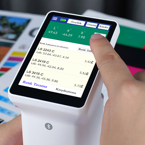 Profesyonel Renk Ölçer LS372 - Matbaa ve Baskı İçin Dijital Kolorimetre, Hassas Renk Analiz Cihazı