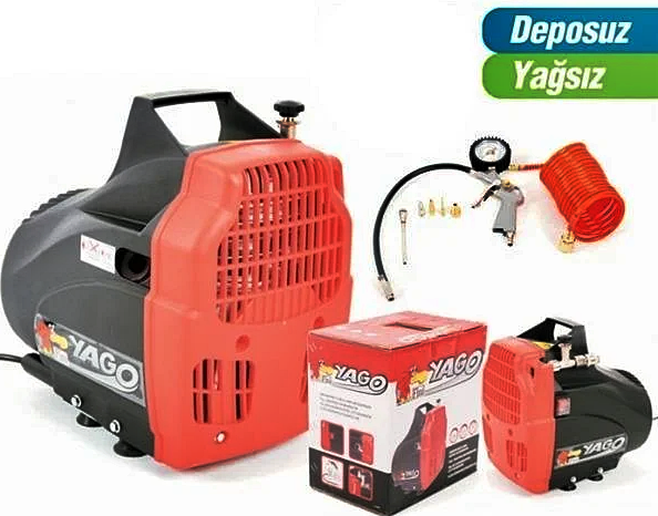 Fini YAGO 1850 Yağsız Deposuz Hava Kompresörü 1.5Hp