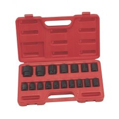 Genius  17 Parça Altıköşe Havalı Lokma Takımı 1/2''