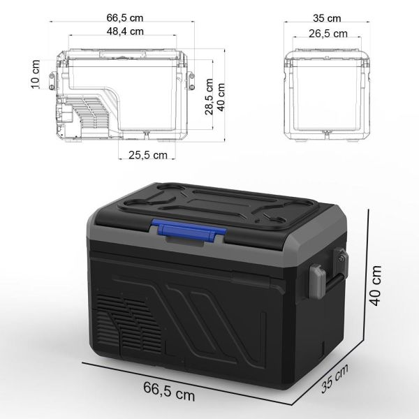 Coolist CLK25 25 Litre Kompresörlü Oto Buzdolabı ve Dondurucu 12/24Volt/220Volt