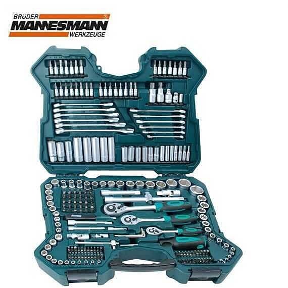 Mannesmann 98430 Profesyonel Metrik Lokma Anahtar Takımı (215 Parça)
