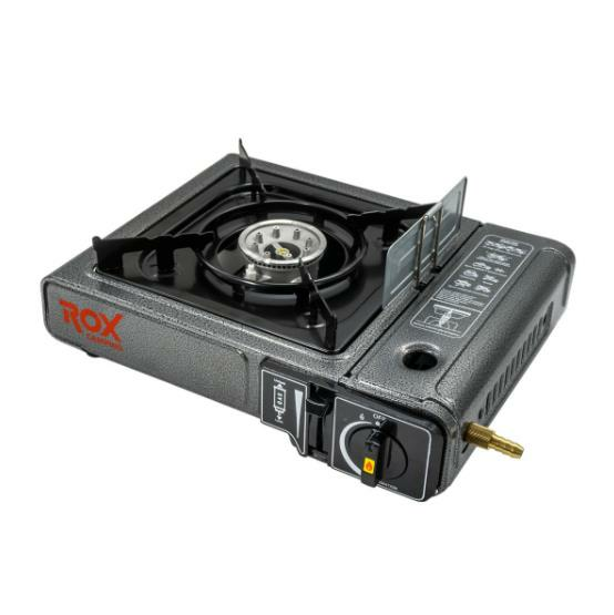 Rox Camping 0103 Tekli Portatif Kamp Ocak(Ekstra Gaz Girişli)