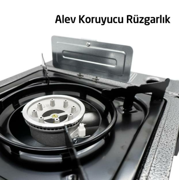 Rox Camping 0103 Tekli Portatif Kamp Ocak(Ekstra Gaz Girişli)