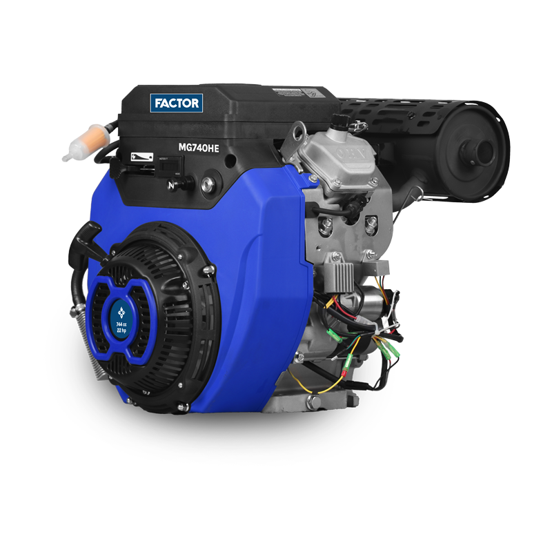 Factor FCMG740HE 22 HP Benzinli Motor | Marşlı, İpli, Kamalı Krank Profesyonel Motor