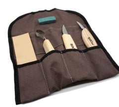 Rox Wood 5 Parça Ahşap Kaşık Oyma Bıçağı Seti