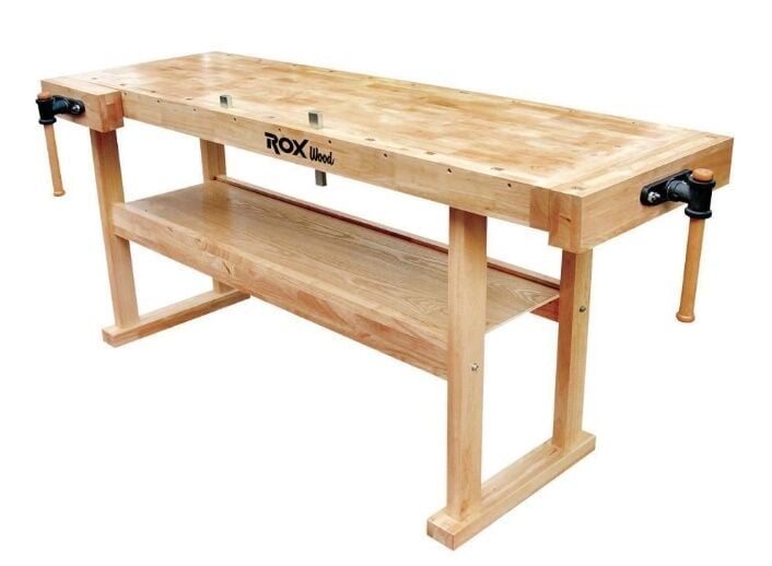 Rox Wood 0112 İki Mengeneli Hobi Ahşap Oyma Marangoz Çalışma Tezgahı 190 cm