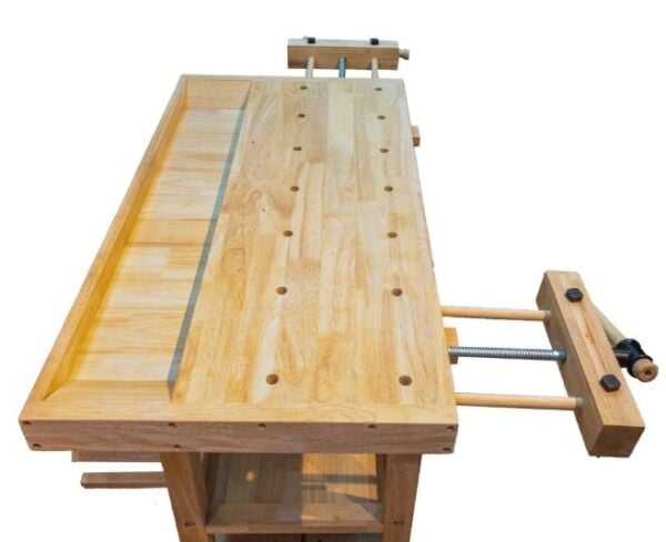 Rox Wood 0112 İki Mengeneli Hobi Ahşap Oyma Marangoz Çalışma Tezgahı 190 cm