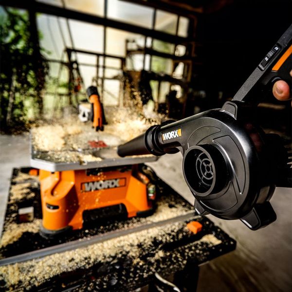 Worx WX094 Li-ion Akülü Şarjlı Devir Ayarlı Üfleyici 20Volt 2.0Ah.