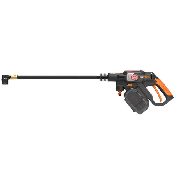 WORX WG633E Li-ion Akülü Şarjlı Basınçlı Yıkama Tabancası 20Volt 4.0Ah. / 56 Bar + 2 Parça Yıkama Seti