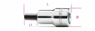 Beta 910PE 3/8'' Allen Lokma 8mm