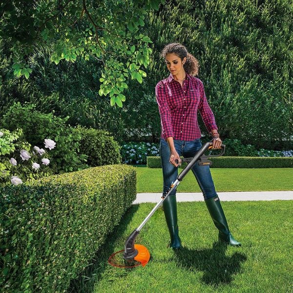 WORX WG927E Li-ion Akülü Şarjlı Çim Biçme Makinası 40Volt 2.0Ah. / 34 cm + WG157E.9 Misinalı Çim ve Kenar Kesme Makinası 20Volt 25cm