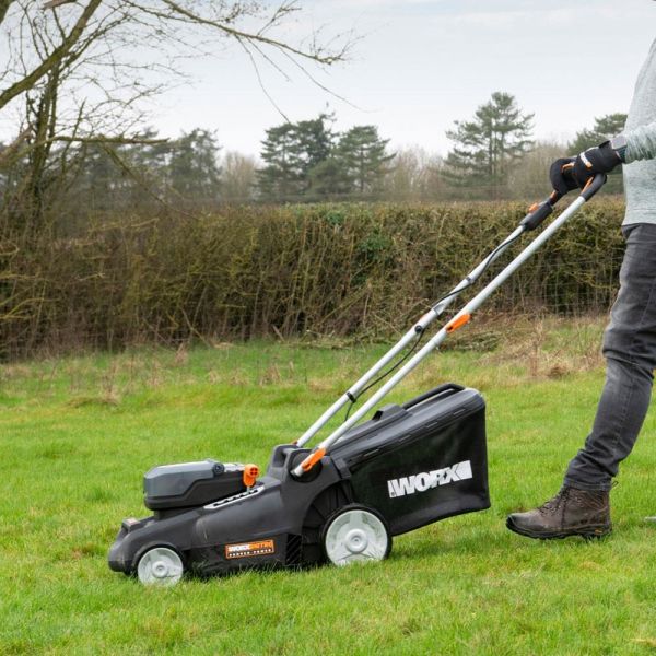 WORX WG737E Li-ion Akülü Şarjlı Çim Biçme Makinası 40Volt 4.0Ah./37CM