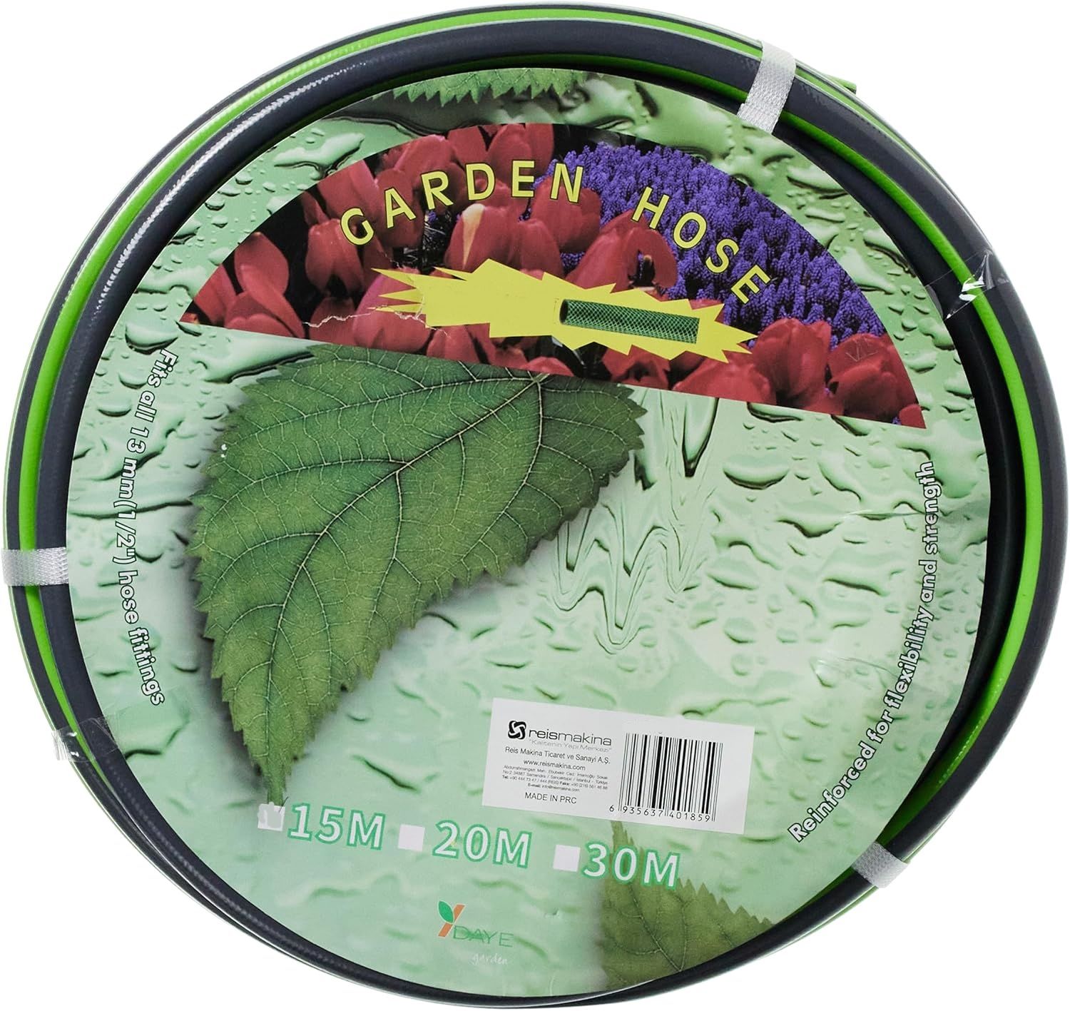 Daye DY5120S 1/2 Bahçe Hortumu Set 20 Mt