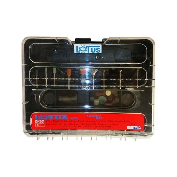Mini Matkap Gravür Seti 122 Parça | Devir Ayarlı Hobi ve Modelcilik Aleti | Lotus