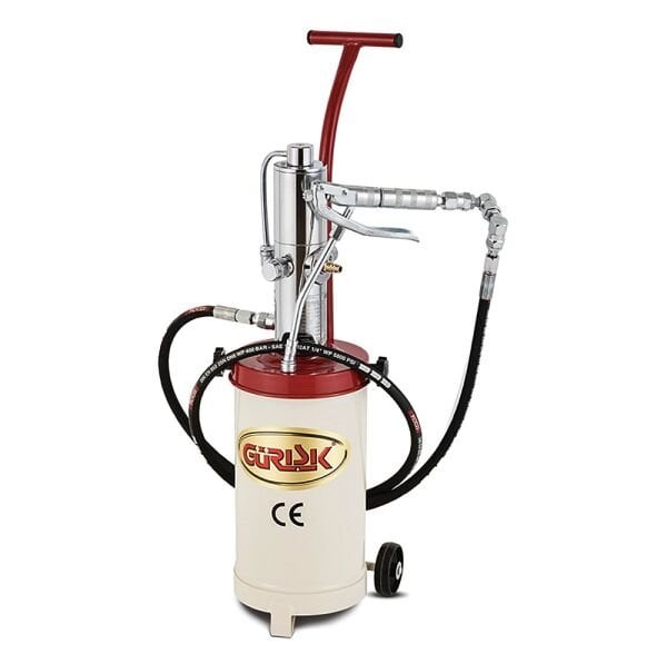 Gürışık 103A-1/5T Havalı Gres Pompası Tabancalı, Tekerlekli 5 kg.