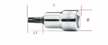 Beta 910TX 3/8'' Torx Lokma T20