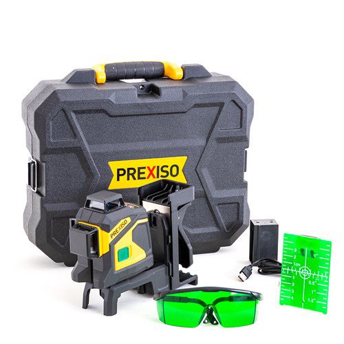 Prexıso PLC3-360G Yeşil 360° 3-Yüzey Çizgi Lazer Hizalama