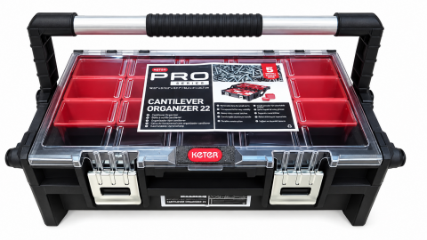 Keter 17203103 Pro Cantilever Konsol Organizer Takım Çantası 56.5x31.7x16.1 cm