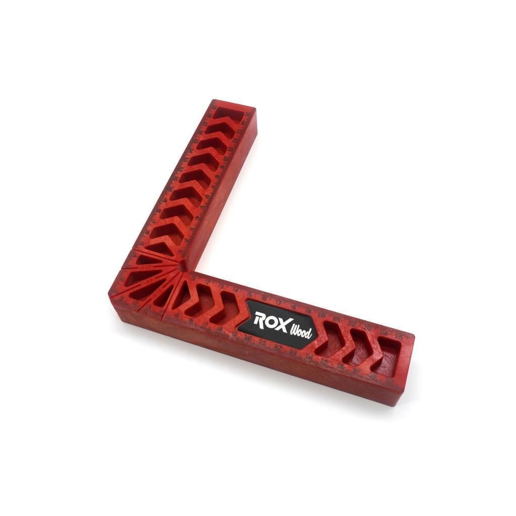 ABS Plastik Gönye 8” (20 cm) | Darbeye Dayanıklı Hassas Ölçüm Gönyesi | Rox Wood