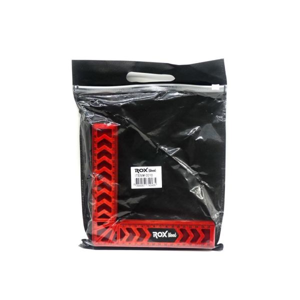 ABS Plastik Gönye 8” (20 cm) | Darbeye Dayanıklı Hassas Ölçüm Gönyesi | Rox Wood