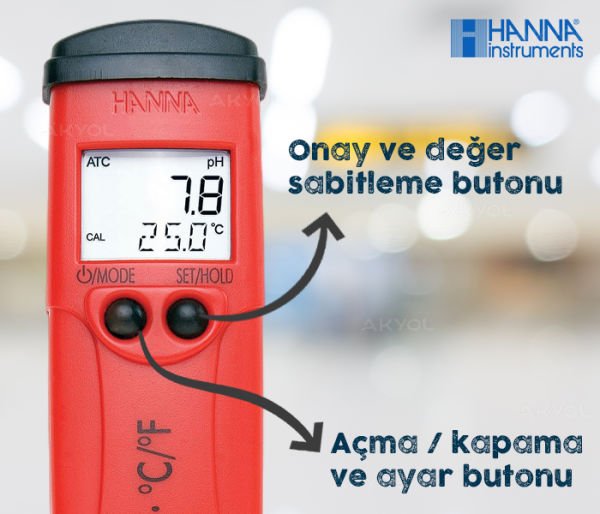 Hanna HI98127 Dijital Ph Metre