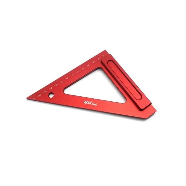 Alüminyum Üçgen Gönye 150 mm | Hassas 90° Ölçüm ve İşaretleme | Rox Wood 0013