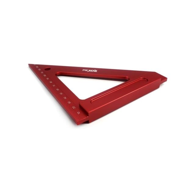 Alüminyum Üçgen Gönye 150 mm | Hassas 90° Ölçüm ve İşaretleme | Rox Wood 0013