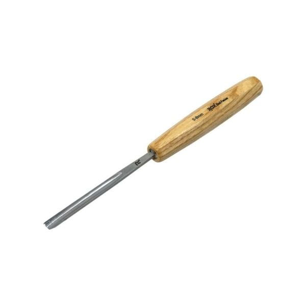 Rox Wood 0137 Premium Oluklu Iskarpela 8 mm | Karbon Çelik Ahşap Oyma Keskisi