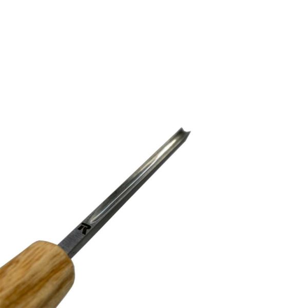 Rox Wood 0134 Premium Oluklu Iskarpela 4 mm | Karbon Çelik Hassas Ahşap Oyma Keskisi