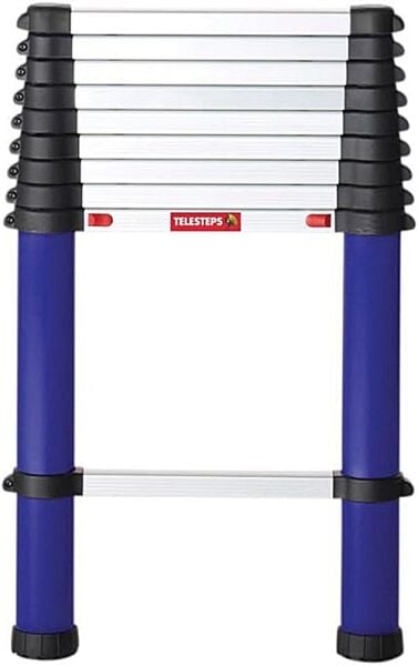 Telesteps 40126-101 ECO 2,6 Metre Teleskopik Merdiven – Kompakt, Katlanır Alüminyum Profesyonel Merdiven