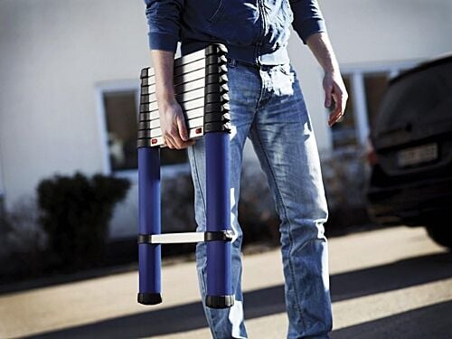 Telesteps 40126-101 ECO 2,6 Metre Teleskopik Merdiven – Kompakt, Katlanır Alüminyum Profesyonel Merdiven