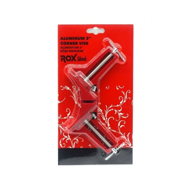 Alüminyum Köşe Mengenesi | 90° Köşe Birleştirme İşkencesi | Rox Wood Marangoz Köşe Mengenesi