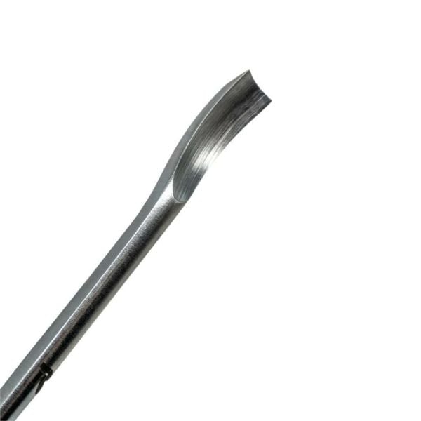 Rox Wood 0133 Premium Bükülmüş Oluklu Oyma Iskarpela 10 mm | Karbon Çelik Ahşap Oyma Keskisi