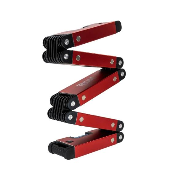 Rox 0176 Profesyonel Mıknatıslı Alüminyum Katlanır Su Terazisi 70 cm