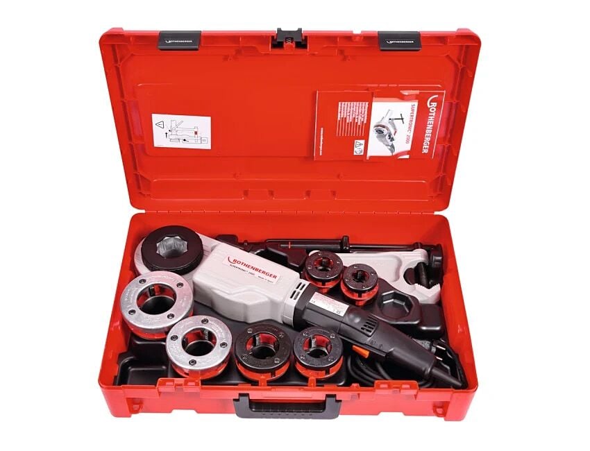 Rothenberger Supertronic 2000-ST Elektrikli El Tipi Pafta ½″-2″ – Profesyonel Diş Açma Makinesi