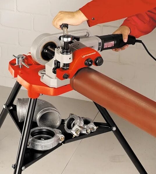 Rothenberger Supertronic 2000-ST Elektrikli El Tipi Pafta ½″-2″ – Profesyonel Diş Açma Makinesi