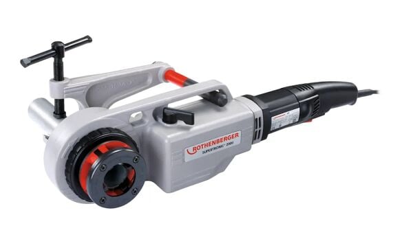 Rothenberger Supertronic 2000-ST Elektrikli El Tipi Pafta ½″-2″ – Profesyonel Diş Açma Makinesi