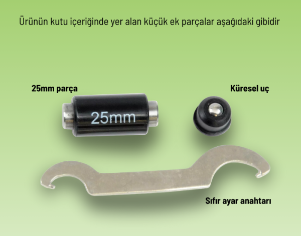 Insize 3108-50A Dijital Dış Çap Mikrometresi 25-50 mm | 0.001 mm Hassas Ölçüm