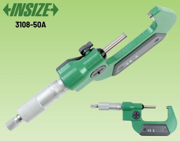 Insize 3108-50A Dijital Dış Çap Mikrometresi 25-50 mm | 0.001 mm Hassas Ölçüm