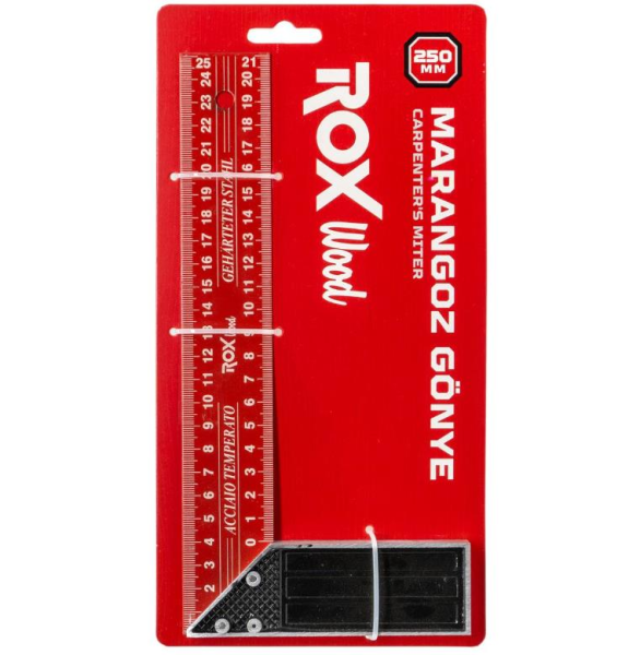 Rox Wood 0203 Marangoz Gönye 250mm