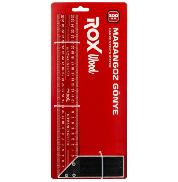 Rox Wood 0204 Marangoz Gönye 300mm