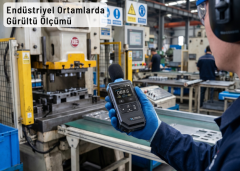 FNIRSI FDM-02 Dijital Desibel Ölçer | Renkli Ekran, Sıcaklık ve Nem Ölçer