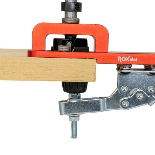 Rox Wood 0156 Alüminyum Tas Menteşe Kılavuz Seti | 35 mm Menteşe Uyumlu | Freze Uçlu